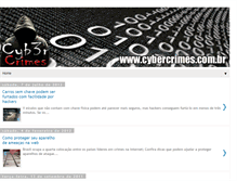 Tablet Screenshot of cybercrimes.com.br
